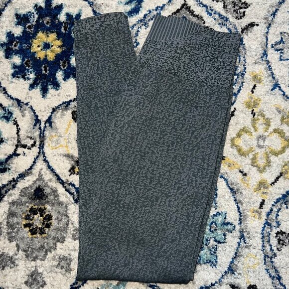 Gymshark Marl Seamless Leggings Green Size M - Picture 3 of 5